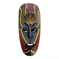 Маска расписная деревянная (30,5 х 13 х 3 см)