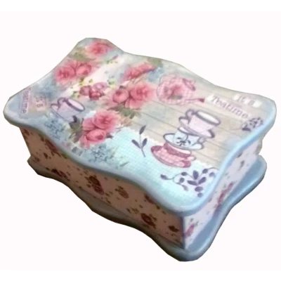 Шкатулка для чайных пакетов Ситчик (26*15см.) ольха, массива дерева Шкатулка для чайных пакетов Ситчик (26*15см.) ольха, массива дерева