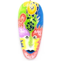 Маска  деревянная Абстракция (24х10,5х2,5 см)