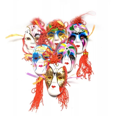 Маска керамическая с кисточкой (9 см)(3") код 3020