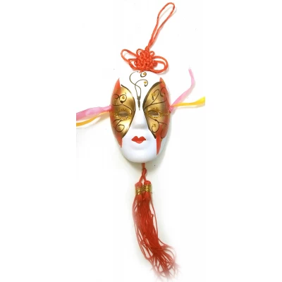 Маска керамическая с кисточкой (9х6 см)