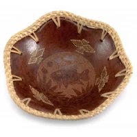 Блюдо терракотовое Рыба (d-16 см h-6 см)