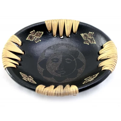 Блюдо терракотовое 'Солнце' (14,5х11х4см)