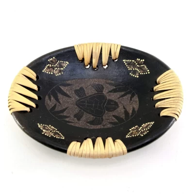 Блюдо терракотовое 'Черепаха' (14,5х11х4см)