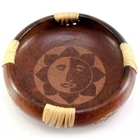 Блюдо терракотовое Солнце (d-16.5 h-4.5 см)