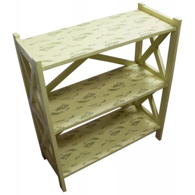 Этажерка Лаванда фисташковый, 3 полки, с закрытой задней стенкой, массив дерева (70 х 80 х 30) Этажерка Лаванда фисташковый, 3 полки, с закрытой задней стенкой, массив дерева (70 х 80 х 30)