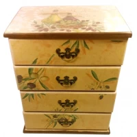 Шкатулка-комод Оливки массив дерева (22.5x15x26см.)