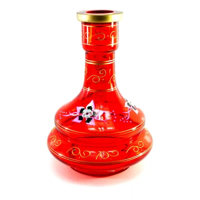 Колба для кальяна стекло красная (26х18х18 см внутренний d-4,5 см) Колба для кальяна стекло красная (26х18х18 см внутренний d-4,5 см)