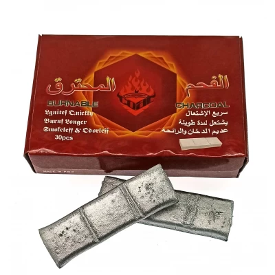Уголь для кальянов (12,5х9х3 см)(30 пластин) Уголь для кальянов (12,5х9х3 см)(30 пластин)