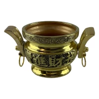 Курильница Золотой Дракон  ( 6х 11,5х 7,5 см)