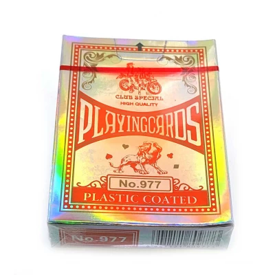 Карты игральные пластиковое покрытие (9х6,5х1,7 см)