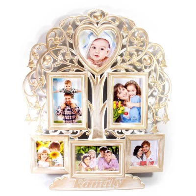 Фоторамки  (6 фото)(фото 15х10 см 13х13 см 10х10 см)(56х46х2,5 см)