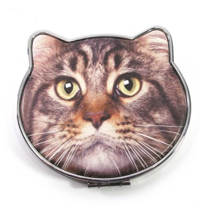 Зеркальце косметическое Кошка (8х7,5х1,5 см)