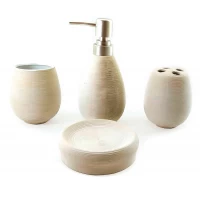 Набор для ванной  керамический белый (23х27,5х9 см)