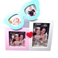 Фоторамки  (4 фото)(фото 6х6 см 10х10см 10х15см )(27х26,5х3 см)