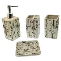 Набор для ванной керамический  (22х22х7,5 см)B