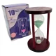 Часы песочные 10 мин зеленый песок(14,5х9х9 см)