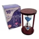 Часы песочные 10 мин синий песок(14,5х9х9 см)