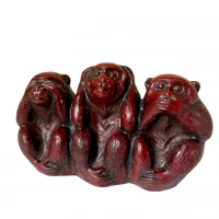 Обезьяны каменная крошка Не вижу ,не Слышу,не Говорю (7х5х3 см)