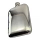 Фляга из нержавеющей.стали в чехле на пояс (180 мл)(12,3х8,7х2,6 см)