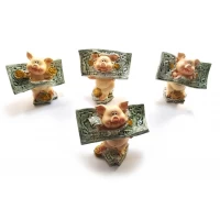 Поросенок с долларом (4 шт /уп)(8х8х4 см)