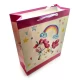 Пакет подарочный картонный Фламинго и Единороги (26х32х10 см см)