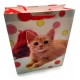 Пакет подарочный картонный Кошки и Собаки (30х38х12 см)