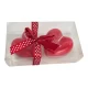 Свечи Сердечки Love (2 шт) красные (13,5х7,5х4 см) Свечи Сердечки Love (2 шт) красные (13,5х7,5х4 см)