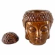 Аромалампа керамическая Будда коричневая (14х10,5х11 см)