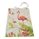 Пакет подарочный картонный Фламинго (18х23х8 см)