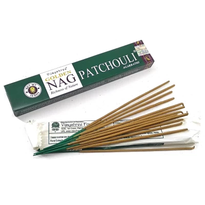 Golden Nag Patchouli (Золотая Пачули)(Vijayshree)(15 гр.) масала благовония Golden Nag Patchouli (Золотая Пачули)(Vijayshree)(15 гр.) масала благовония