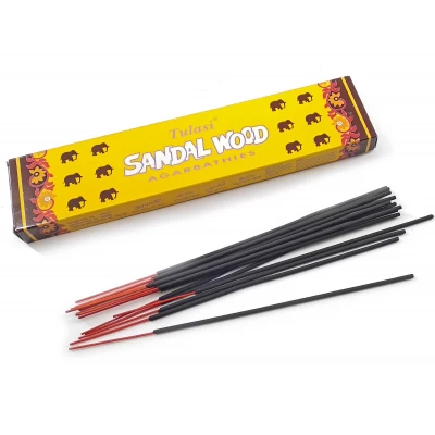 Sandal Wood (Сандаловое Дерево)(20 г.)(Tulasi) плоская пачка Sandal Wood (Сандаловое Дерево)(20 г.)(Tulasi) плоская пачка