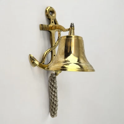 Колокол рында с якорем бронза (d-18 см h-21 см)(7)(1350 г.)