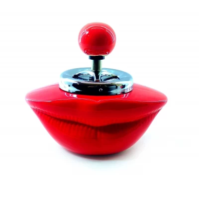 Пепельница с крышкой керамическая Губы (15х10х13,5 см)