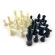 Шахматы дорожные в блистере с мягкой доской полимер (h фигур 4.5-9.5 см ,d-3.5 см)