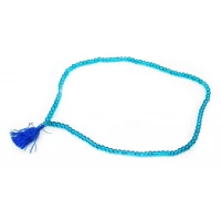 Четки стеклянные бирюзовые (Ø=0,6 см 33 см)(108 бусин)