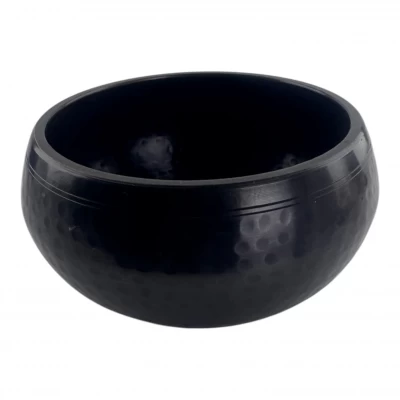УЦЕНКА Чаша поющая кованая черная (d-15.5 см h-8.5 см) УЦЕНКА Чаша поющая кованая черная (d-15.5 см h-8.5 см)