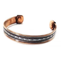 Браслет медный с магнитами Слоны (7,5х5,5х1 см)E