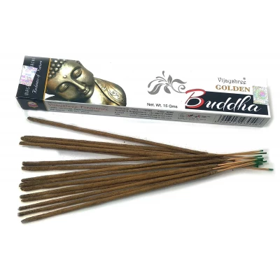 Golden Buddha (Золотой Будда)(Vijayshree)(15 gm) пыльцовое благовоние Golden Buddha (Золотой Будда)(Vijayshree)(15 gm) пыльцовое благовоние