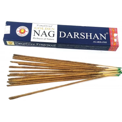 Golden Nag Darshan (Золотой Даршан)(Vijayshree)(15 gm) пыльцовое благовоние Golden Nag Darshan (Золотой Даршан)(Vijayshree)(15 gm) пыльцовое благовоние