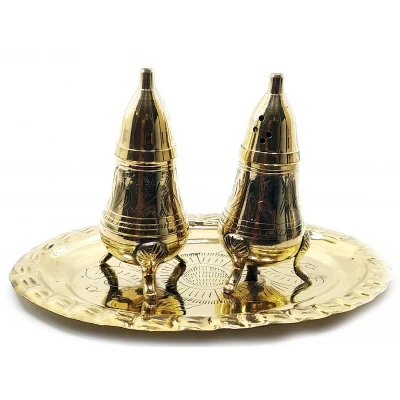 Солонка ,перечница бронза (н-р 2 шт)(h-9.5 см) Солонка ,перечница бронза (н-р 2 шт)(h-9.5 см)