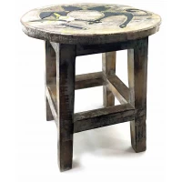 Табурет деревянный Кот (30х25х26 см)