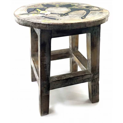 Табурет деревянный Кот (30х25х26 см)