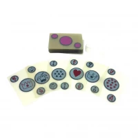 Карты игральные пластиковые прозрачные (10х7х2 см)