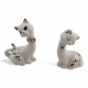 Кошки пара фарфоровые (7,5х5х2,8 см)