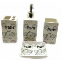 Набор для ванной керамический Paris (22х23х8 см)A