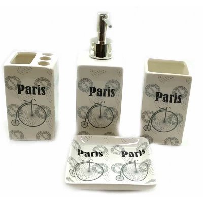 Набор для ванной керамический Paris (22х23х8 см)A Набор для ванной керамический Paris (22х23х8 см)A