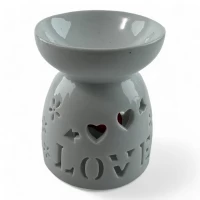 Аромалампа керамическая Love (9х7,3х7,7 см)