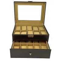 Шкатулка  для часов на 20 шт (28х20х16 см)