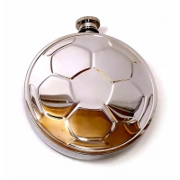 Фляга из нерж.стали Футбол (150 мл.)(11,5х10х1,5см)